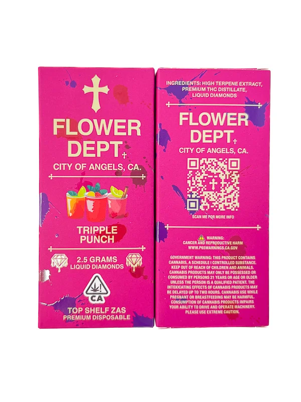 Flower Dept Tripple Punch Disposable